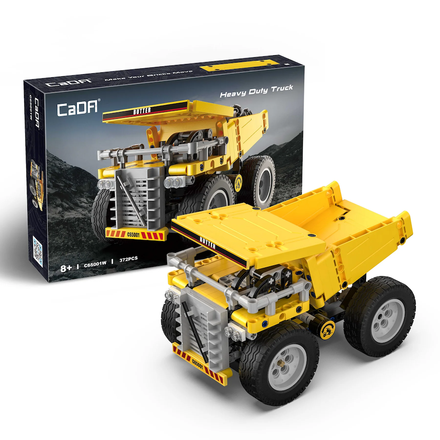CaDA Heavy Duty Haul Truck - 372 Piece Brick Build Model Kit - Image 6