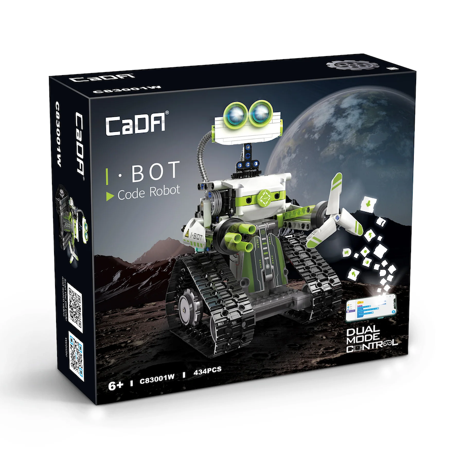 CaDA Coding Robot - 434 Piece Brick Build Model Kit - Image 6