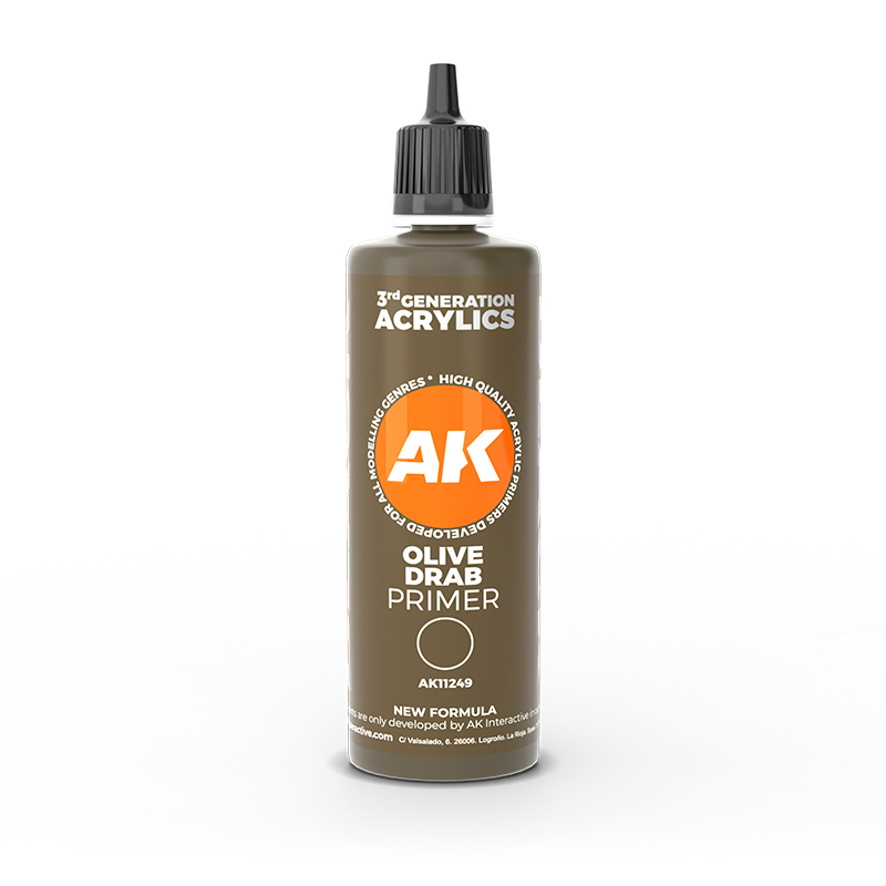 AK Interactive Gen3 - OLIVE DRAB SURFACE PRIMER 100ML - Image 5