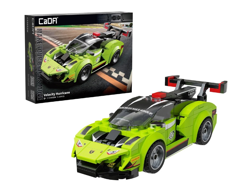 CaDA Velocity Hurricane 1:24 Brick Model Car 165pcs 55052W - Image 2