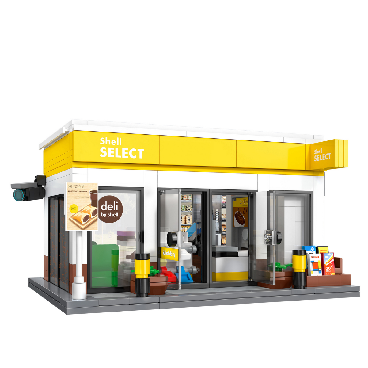 CaDA Shell Select Shop Construction Set 303pcs Official Shell Licensed C66027W - Image 8
