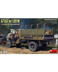 Miniart 1/35 G7107 w/Crew 4x4 Cargo Truck w/Metal Body MIN35383