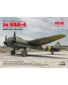 ICM 1/48 Junkers Ju-88A-4 WWII Axis Bomber # 48237