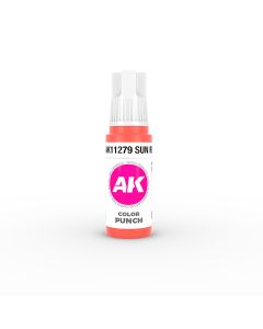 Sun Red - Colour Punch 17ml 3rd Gen Acrylics AK Interactive - AK11279