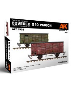 German Railway Covered G10 Wagon Gedeckter Güterwagen G10 1/35 - AK Interactive - AK35502