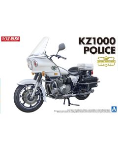 Aoshima 05459 1/12 Kawasaki KZ1000 Police California Highway Patrol - Plastic Bike Kit