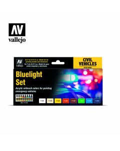 Vallejo Model Air Set - Bluelight Set (x8) - 71.154