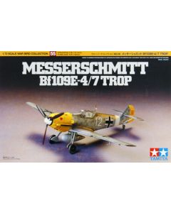 Tamiya 1/72 Messerschmitt BF109 E-4/7 Trop - 60755