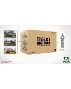 Takom 1/35 Tiger I Big Box Limited Edition (3 tanks 2 figures) - 2200W