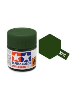 Tamiya Acrylic Mini XF-5 Flat Green Paint