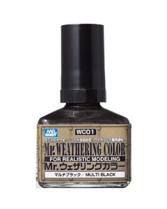 Mr Weathering Color Multi Black (40ml) - WC-01