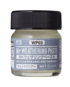 Mr Weathering Paste Wet Clear 40ml Mr Hobby - WP-03