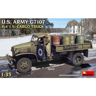 Miniart 1/35 U.S. Army G7107 4x4 1,5t Cargo Truck # 35380