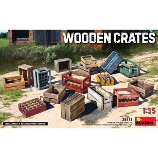 Miniart 1/35 Wooden Crates # 35651