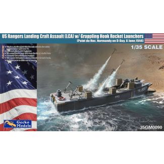 Gecko Models 1/35 US Rangers LC(A) With Grappling Hooks Point Du Hoc Normandy D Day - 35GM0090