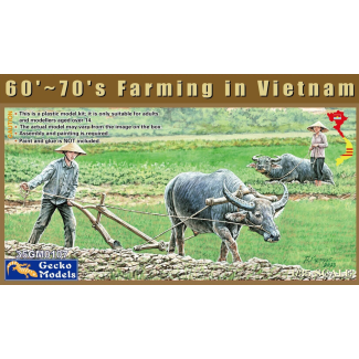 Gecko Models 1/35 60′-70’s Farming in Vietnam - 35GM0107