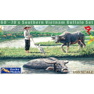 Gecko Models 1/35 60′-70’s Vietnam Buffalo Set - 35GM0108