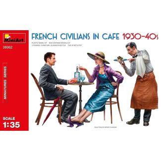 Miniart 1:35 - French Civilians in Cafe 1930-40's - 38062