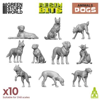 3D printed set - Dogs - Green Stuff World