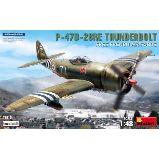 Miniart 1/48 P-47D-28RE Thunderbolt, Free French AF - 48015