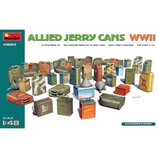 Miniart 1/48 Allied Jerry Cans WWII - 49003