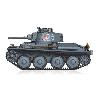 Hobbyboss 1/72 - German Pz.Kpfw. 38(t) Ausf.E/F - HBB82956