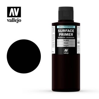 Vallejo 200ml Black Primer # 74.602