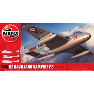 Airfix 1/48 De Havilland Vampire F.3 - A06107