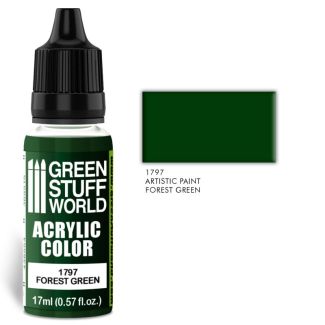 Acrylic Color FOREST GREEN 17ml - Green Stuff World-1797