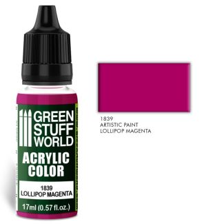 Acrylic Color LOLLIPOP MAGENTA 17ml - Green Stuff World-1839
