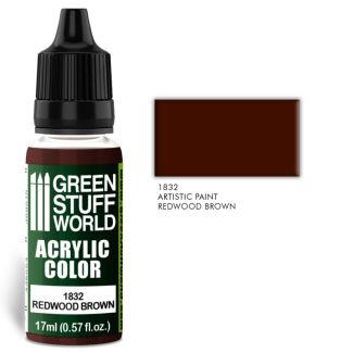 Acrylic Color REDWOOD BROWN 17ml - Green Stuff World-1832