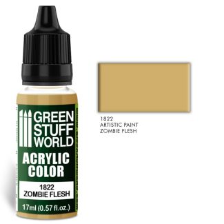 Acrylic Color ZOMBIE FLESH 17ml - Green Stuff World-1822