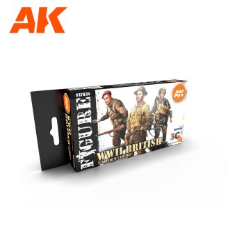 WWII British Uniform Colors 3G Set - AK Interactive - AK11636