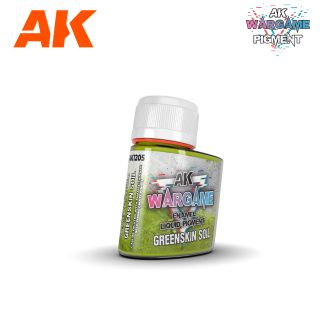 Greenskin Soil 35 Ml. - AK1205 - Wargame Liquid Pigment AK Interactive