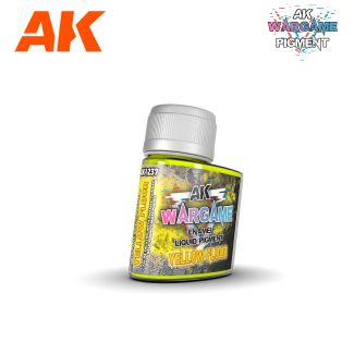 Yellow Fluor - 35ml – Wargame Liquid Pigment - AK1237 - AK Interactive