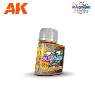 Light Orange Fluor - 35ml – Wargame Liquid Pigment - AK1238 - AK Interactive