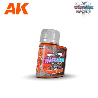 Orange Fluor - 35ml – Wargame Liquid Pigment - AK1239 - AK Interactive