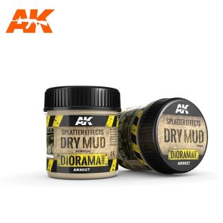 Splatter Effects Dry Mud - 100Ml (Acrylic) - AK8027 - AK Interactive