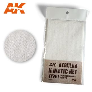 Regular Mimetic Net Type 1 Personalized White AK Interactive AK8061