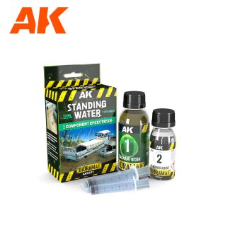 Resin Stagnant Water Components Epoxy Resin 180ml AK Interactive - AK8231
