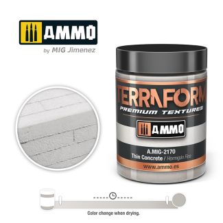 Terraform Thin Concrete 100ml Ammo By Mig - MIG2170