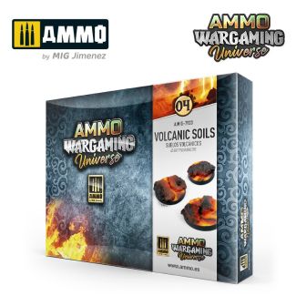 Wargaming Universe 04 Volcanic Soils Ammo By Mig - MIG7923