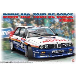 Beemax 1/24 BMW M3 E30 Tour De Corse Winner '87 - 24029