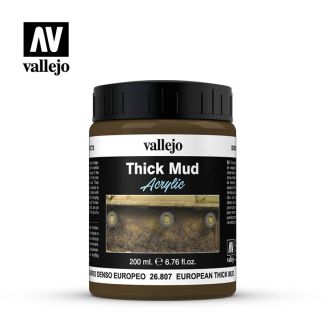 Vallejo Weathering Effects 200ml - European Thick Mud - 26.807