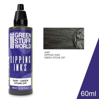 Dipping ink 60 ml - BLACK GREEN STONE DIP - Green Stuff World - 3487