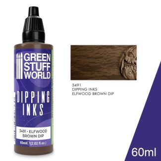 Dipping Ink 60 Ml - Elfwood Brown Dip - Green Stuff World