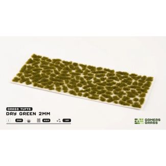 Dry Green 2mm Tufts - Gamers Grass