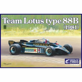 Ebbro 20010 Team Lotus Type 88B Courage 1:20 Car Model Kit - E010