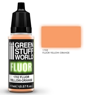 Fluor Paint YELLOW-ORANGE 17ml - Green Stuff World-1702