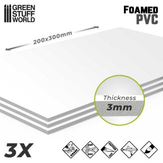 Foamed PVC 3mm - Green Stuff World